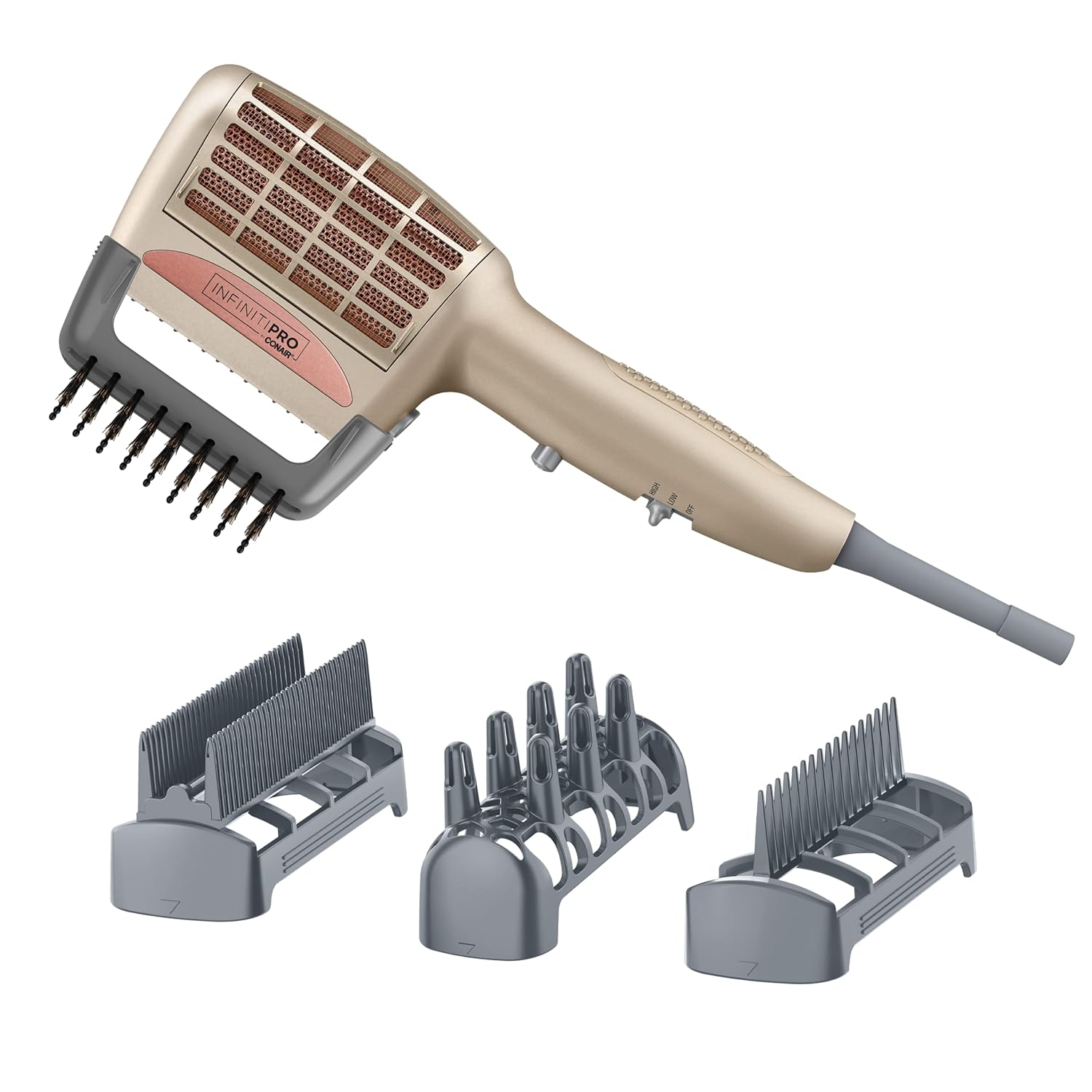 INFINITIPRO DE CONAIR - Secadora de cabello 4 en 1 sin encrespamien...