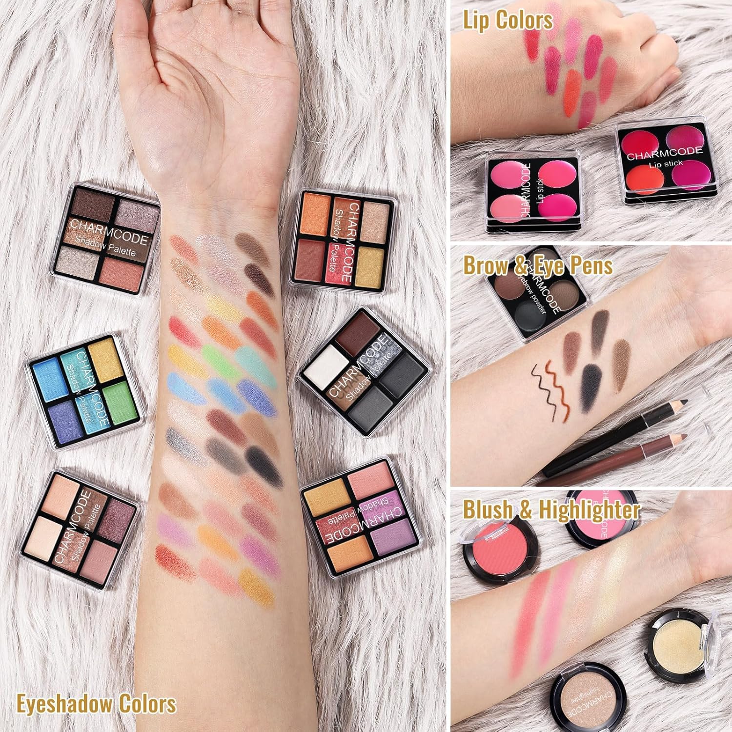 Kit completo de maquillaje para adolescentes y mujeres, estuche de...