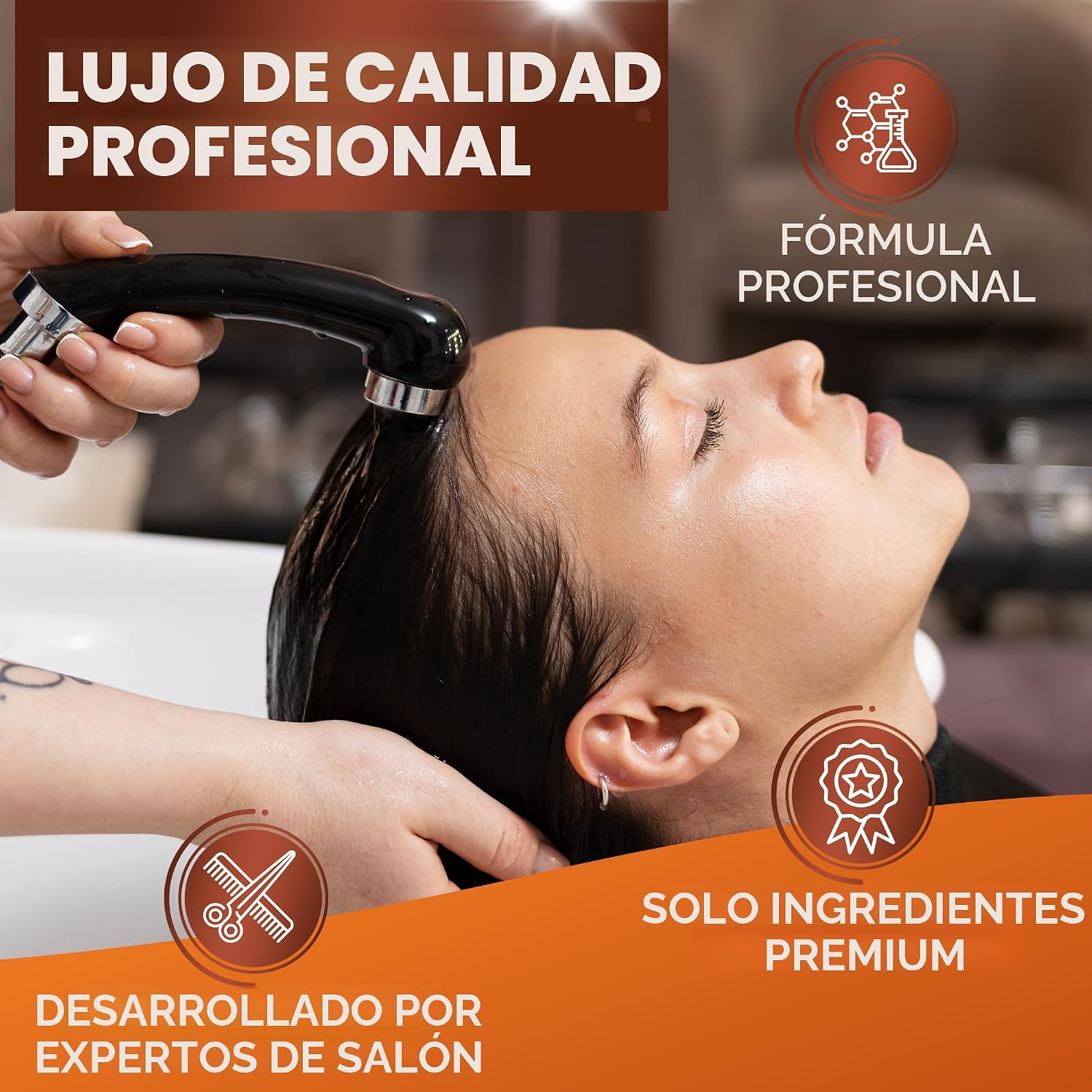 Juego de champú y acondicionador de aceite de argán marroquí - Sin...