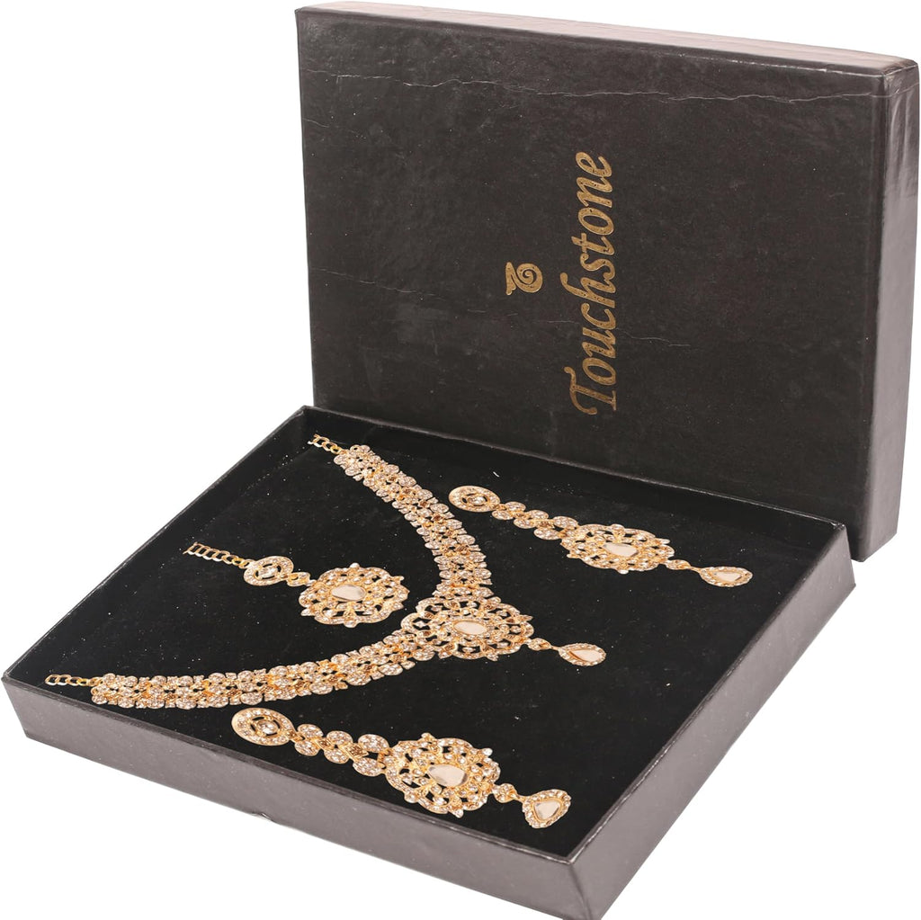 Conjuntos de joyas Touchstone para mujer, joyería india para boda,...