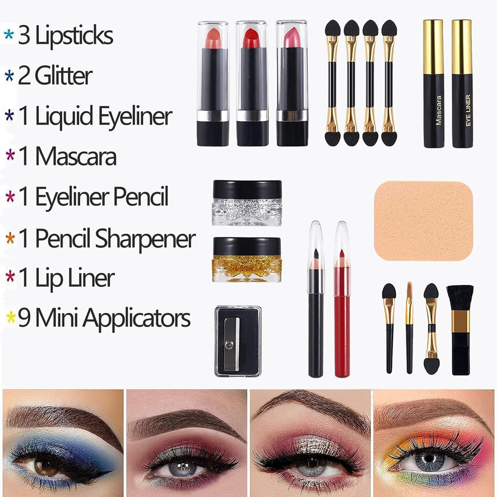 MISS ROSE M - Paleta de maquillaje profesional de 58 colores, kit c...
