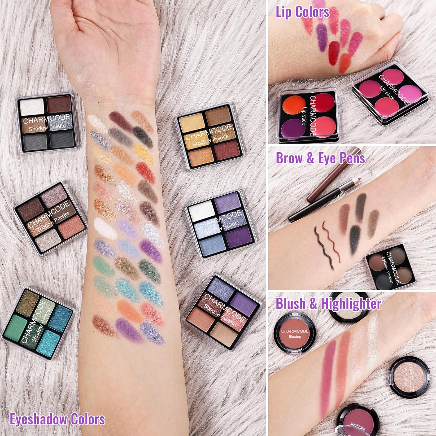 Kit completo de maquillaje para adolescentes y mujeres, estuche de...