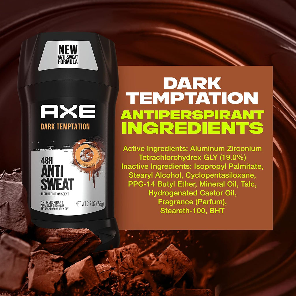 AXE Barra Antitranspirante para Hombres para Frescura de Larga Dura...