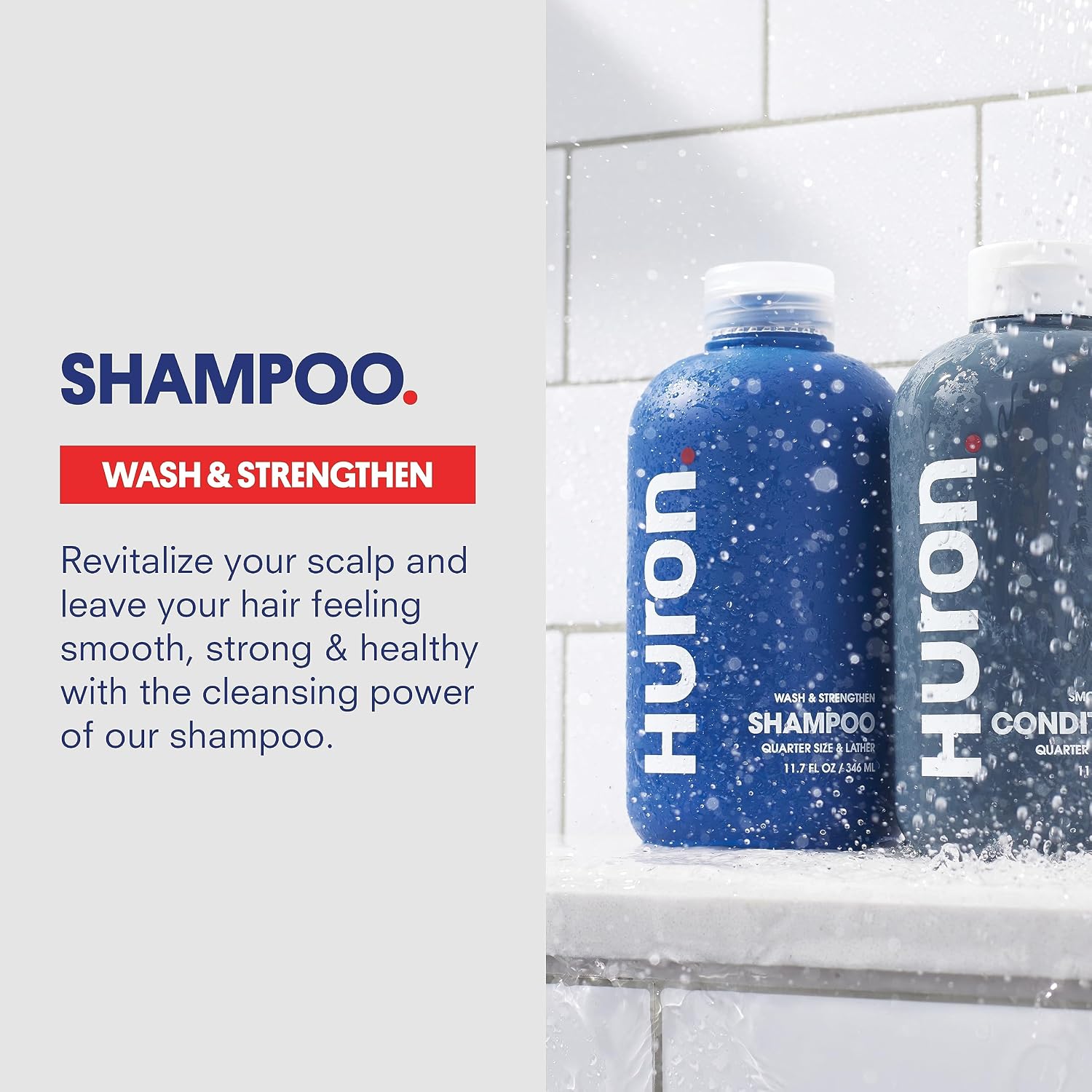 Huron Hair Duo | Juego de champú y acondicionador nutritivo para ho...