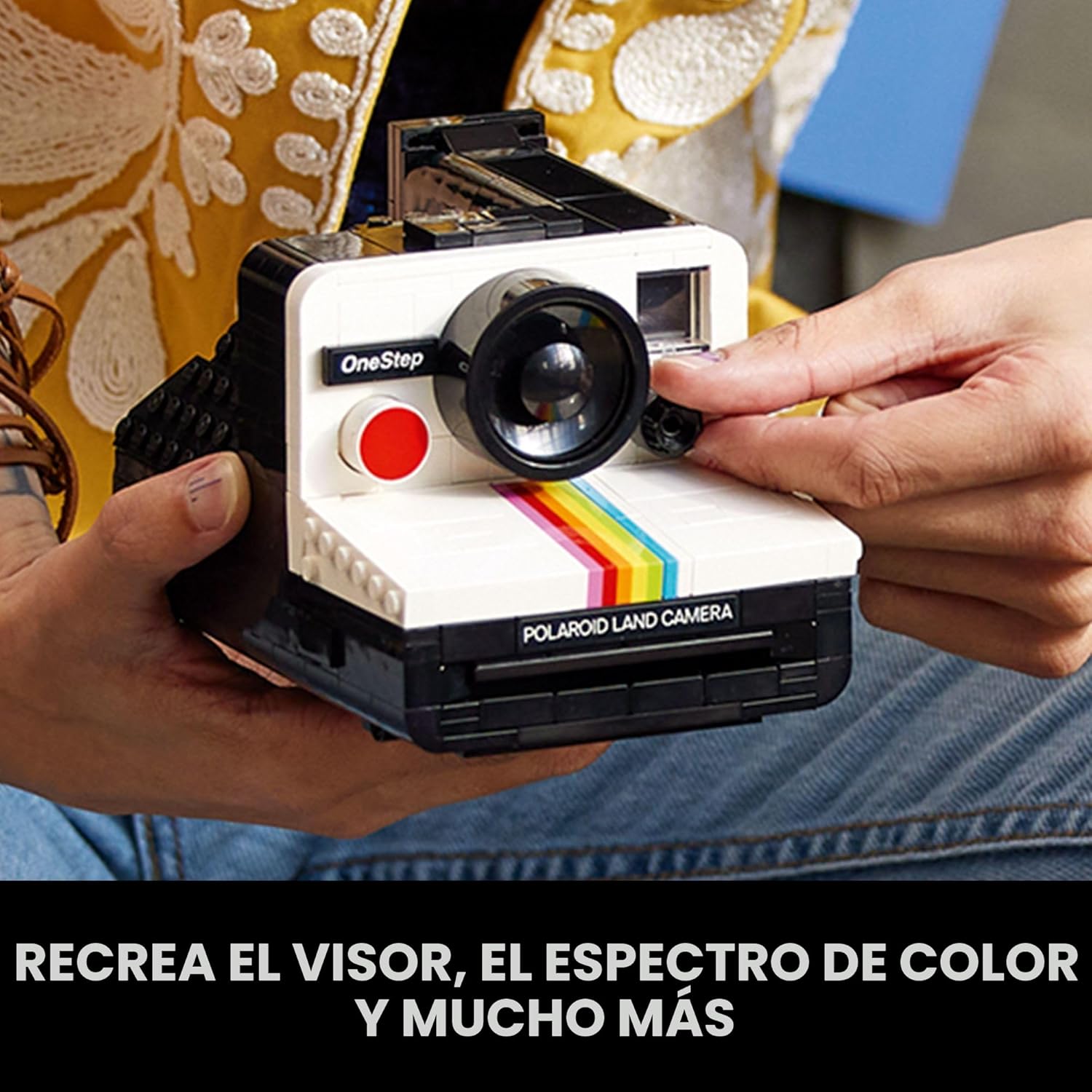 LEGO Ideas Polaroid OneStep SX-70 - Juego de construcción para adul...