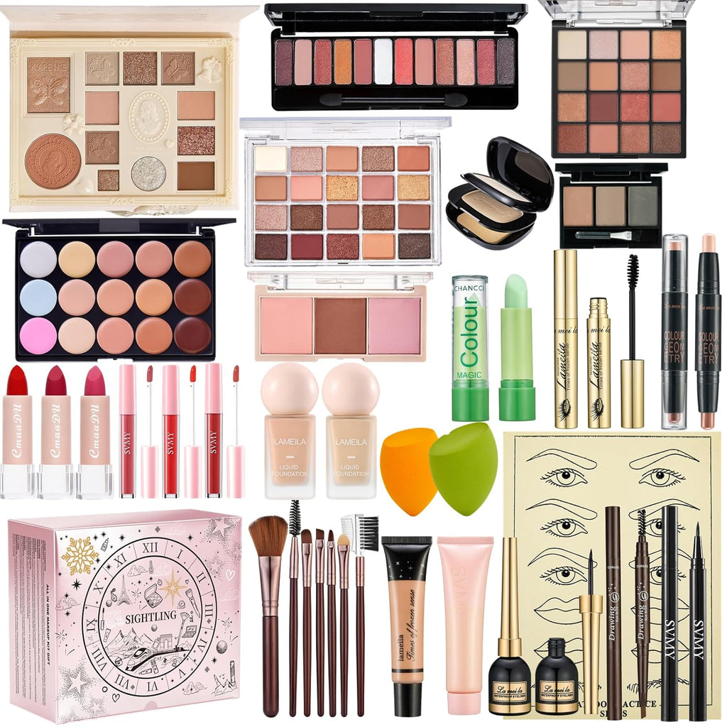 Kit de maquillaje todo en uno para mujeres, kit completo de maquill...