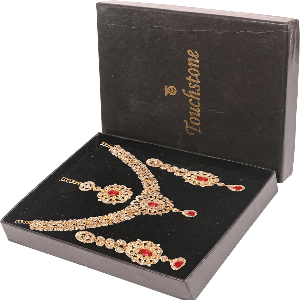 Conjuntos de joyas Touchstone para mujer, joyería india para boda,...