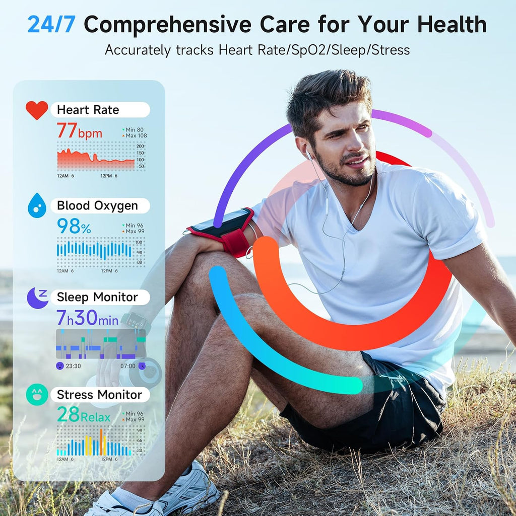 Reloj inteligente para mujer, Android iPhone, Alexa integrado, relo...