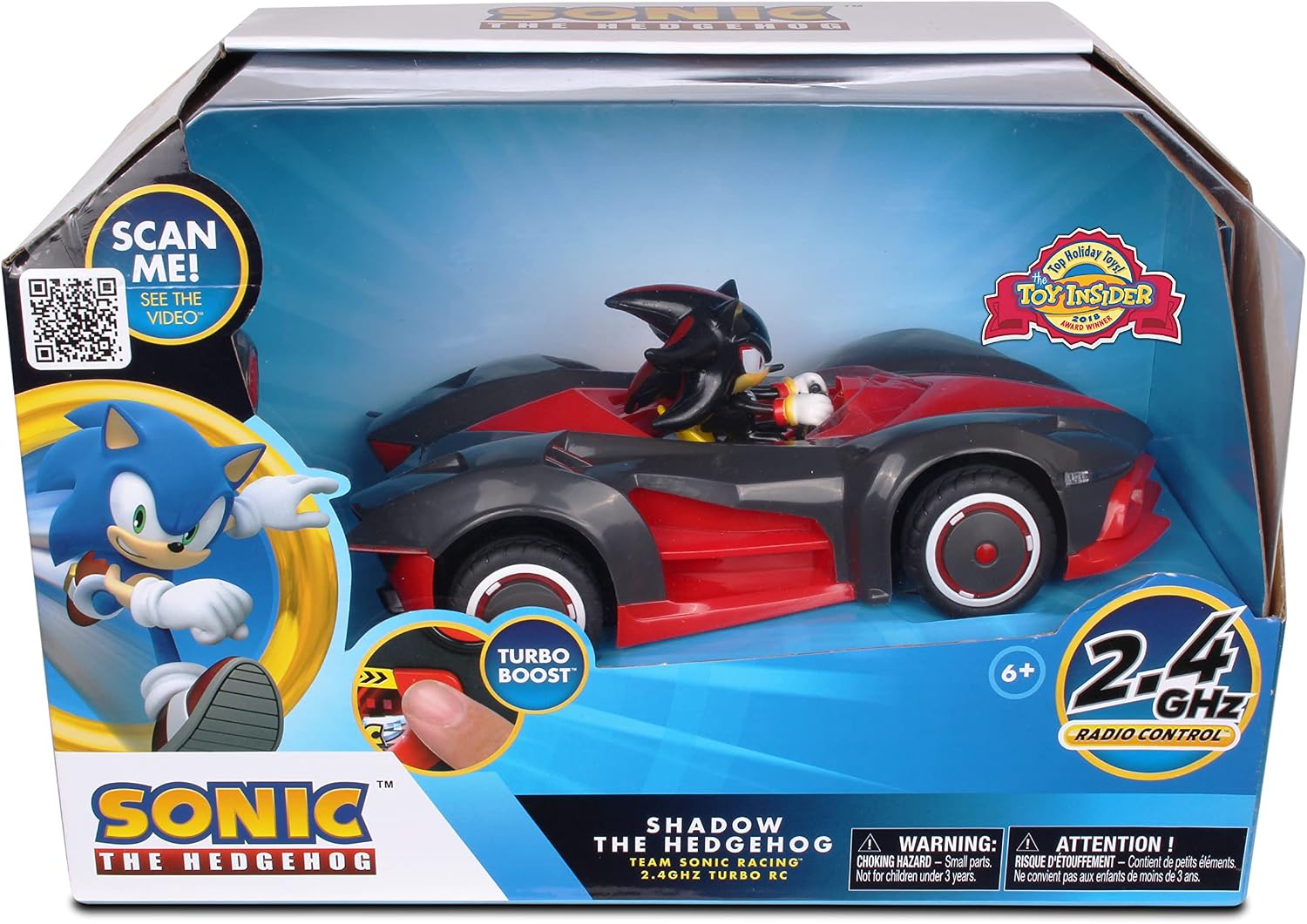 NKOK Team Sonic Racing - Auto de juguete con control remoto de 2.4...