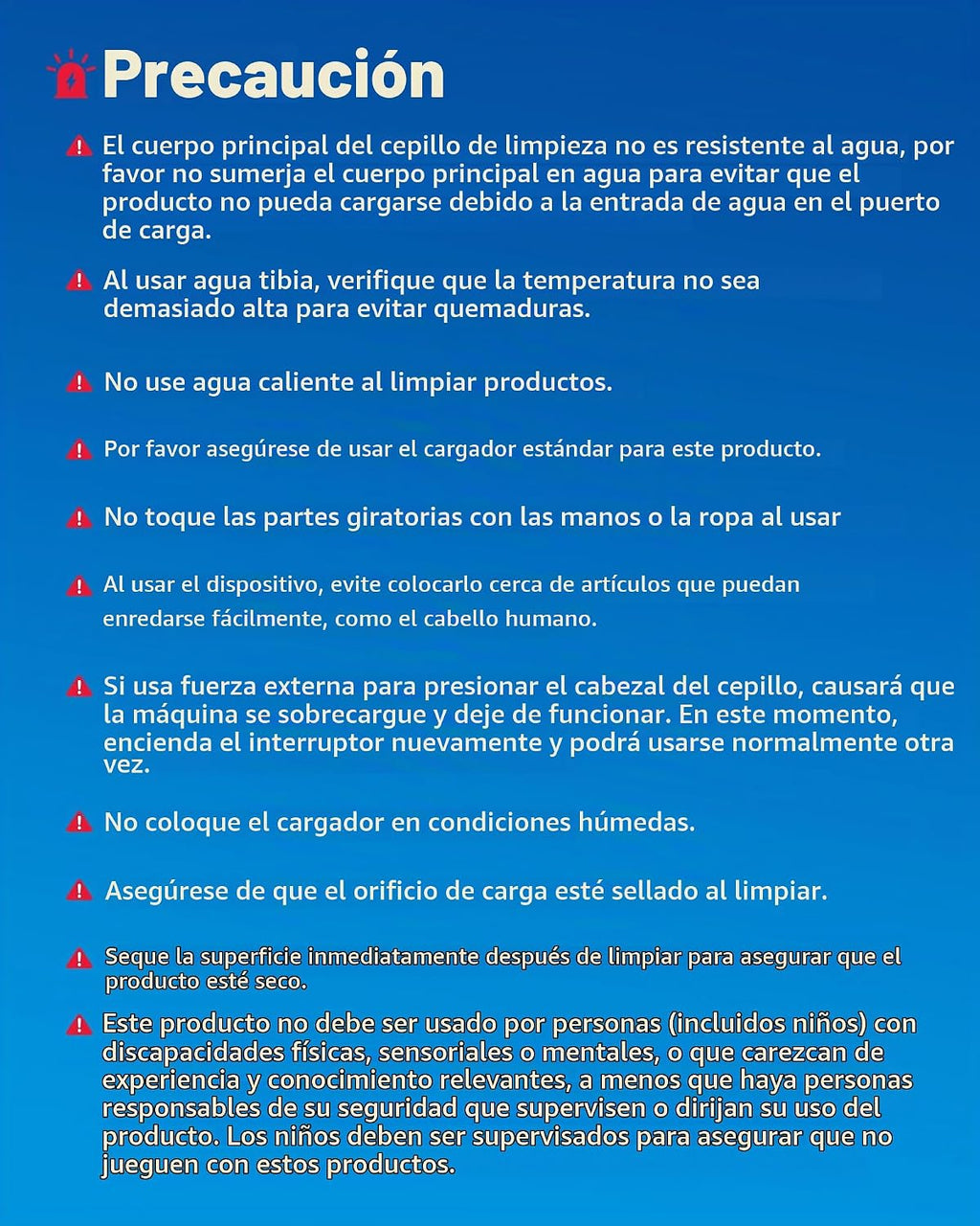 Dovety Depurador eléctrico giratorio, mango extensible, 8 cabezales...