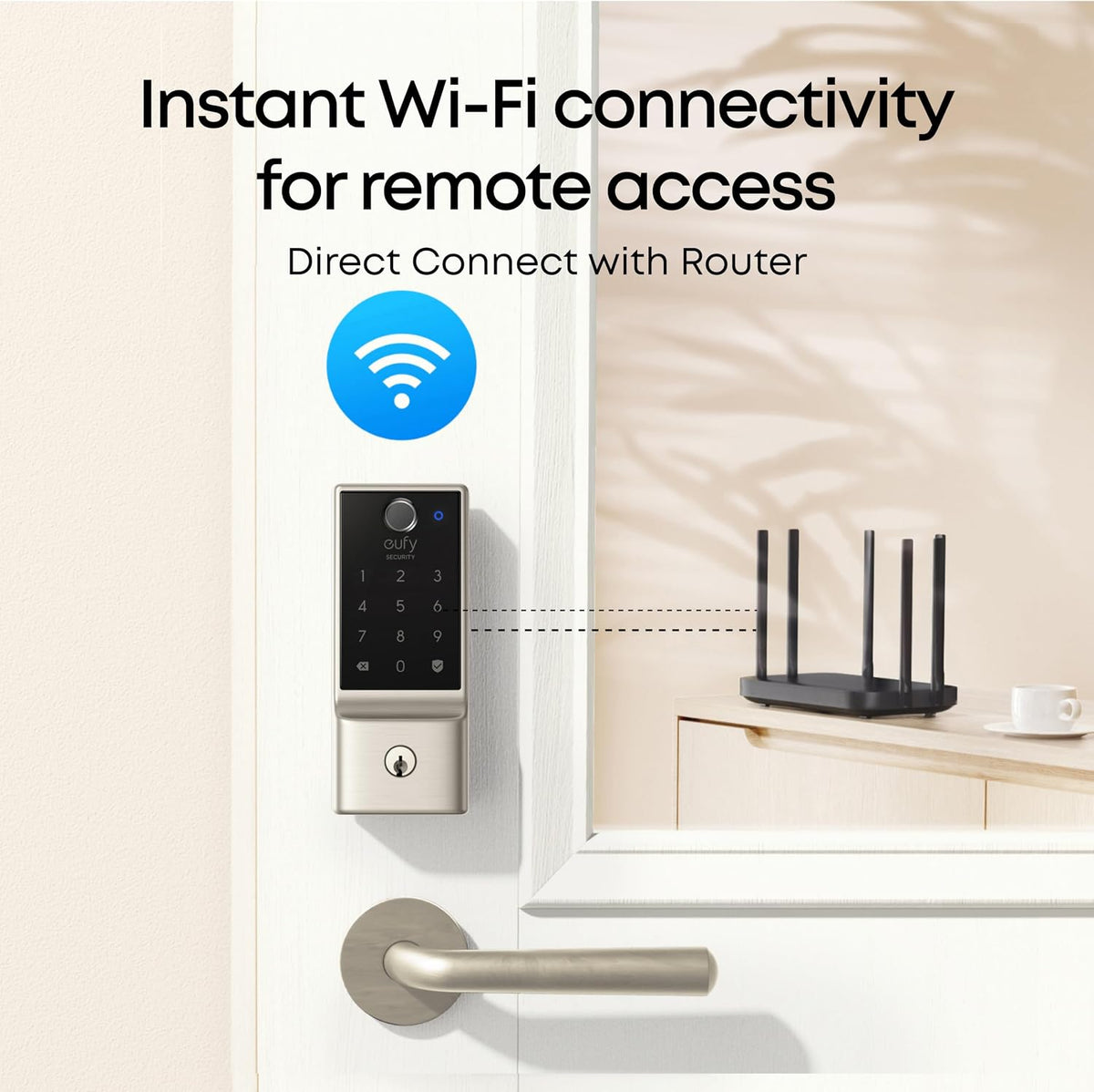 eufy Security Smart Lock C220, cerradura inteligente de puerta sin...