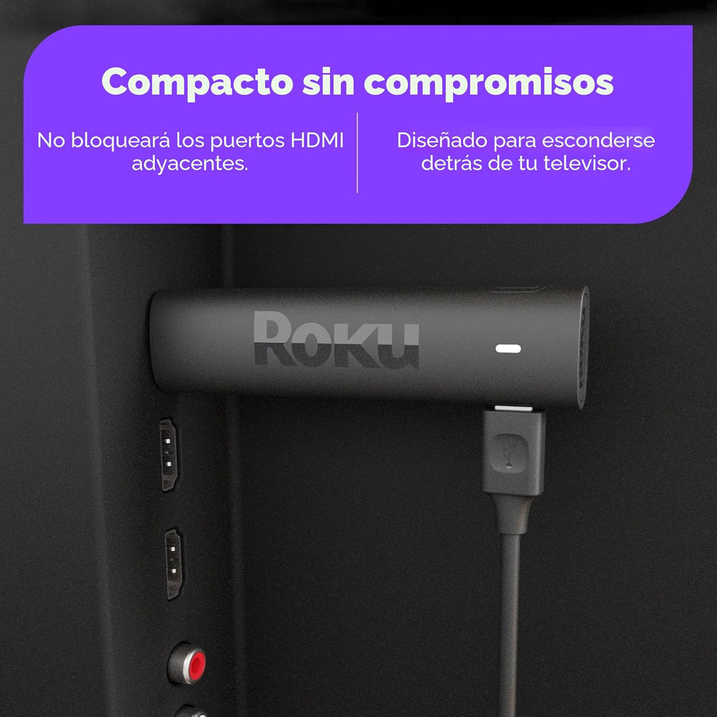 Roku Streaming Stick 4K - Dispositivo de transmisión HDR y Dolby Vi...
