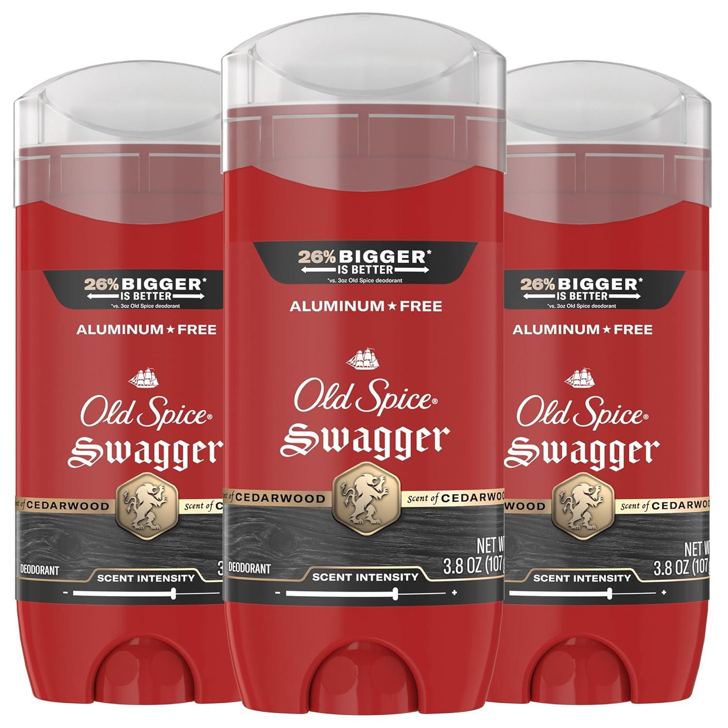 Old Spice Desodorante sin aluminio para hombres, protección contra...