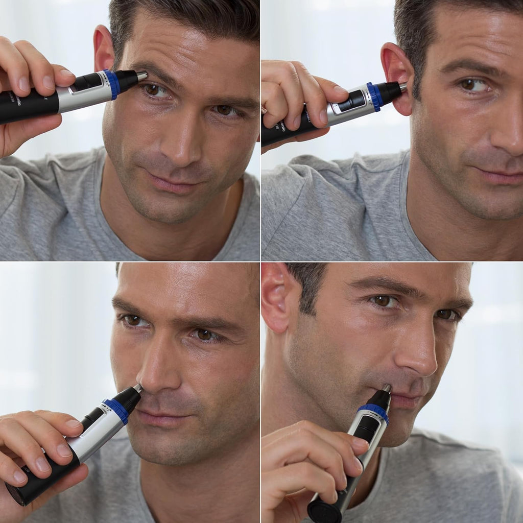 Panasonic ER-GN30-K - Recortadora de vello facial para nariz, oreja...