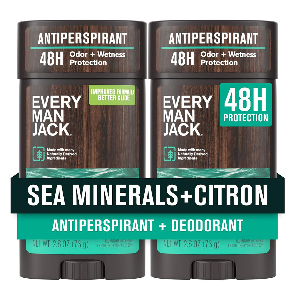 Every Man Jack Desodorante antitranspirante Sea Minerals + Citron p...
