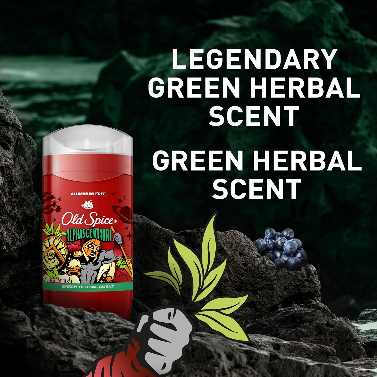Old Spice Desodorante sin aluminio para hombres, protección contra...
