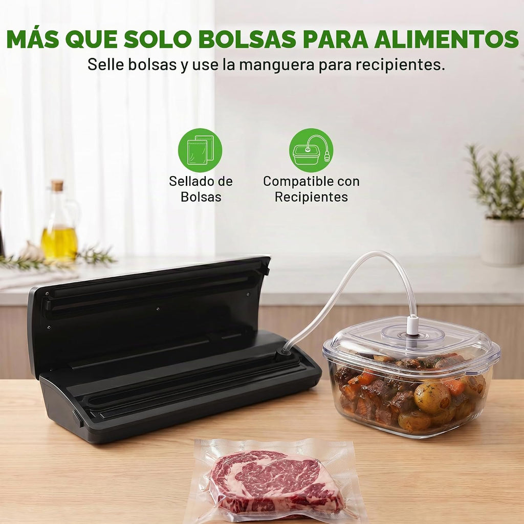 NutriChef Sellador al Vacío para Alimentos - Sistema Automático de...