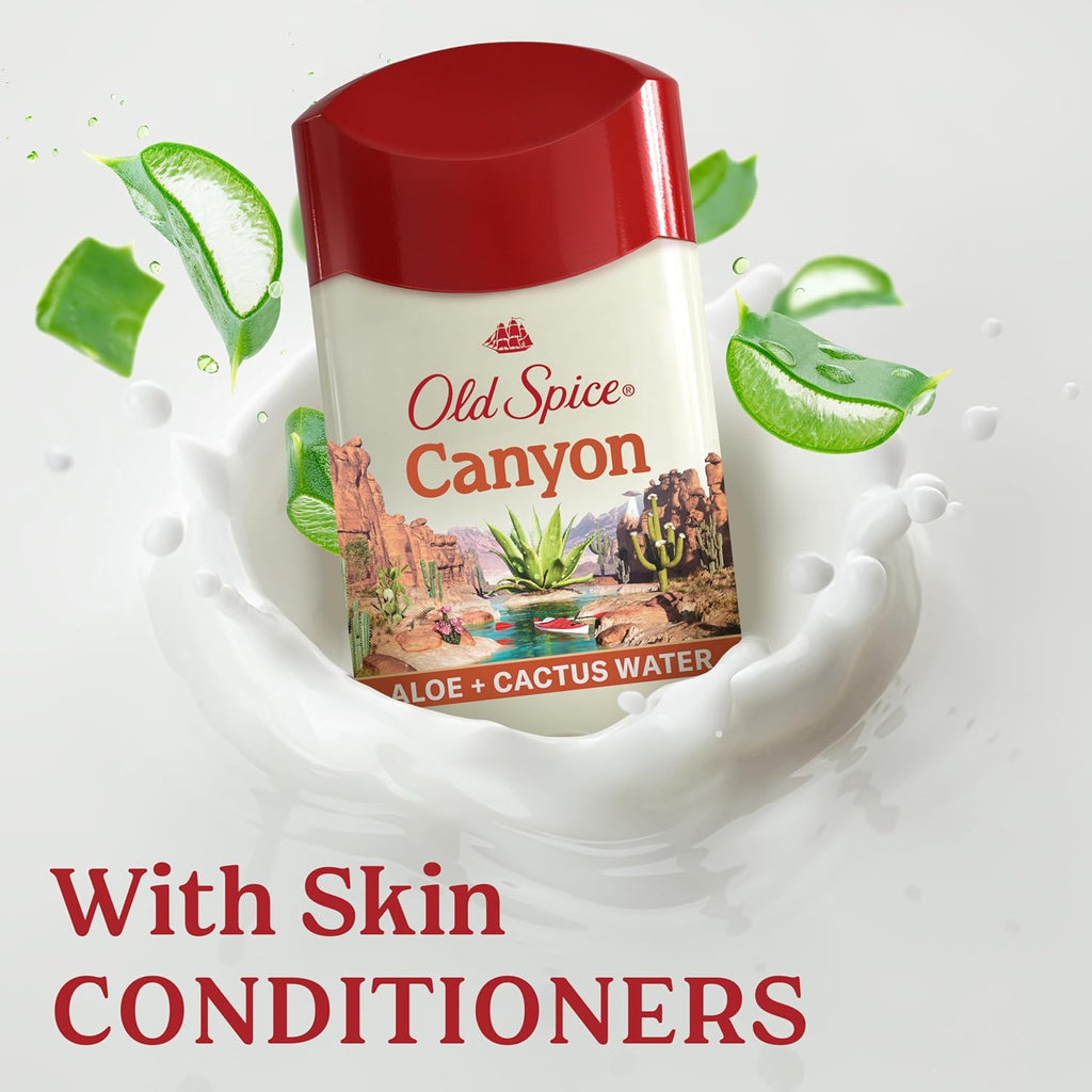 Old Spice Antitranspirante y desodorante Canyon para hombre con alo...