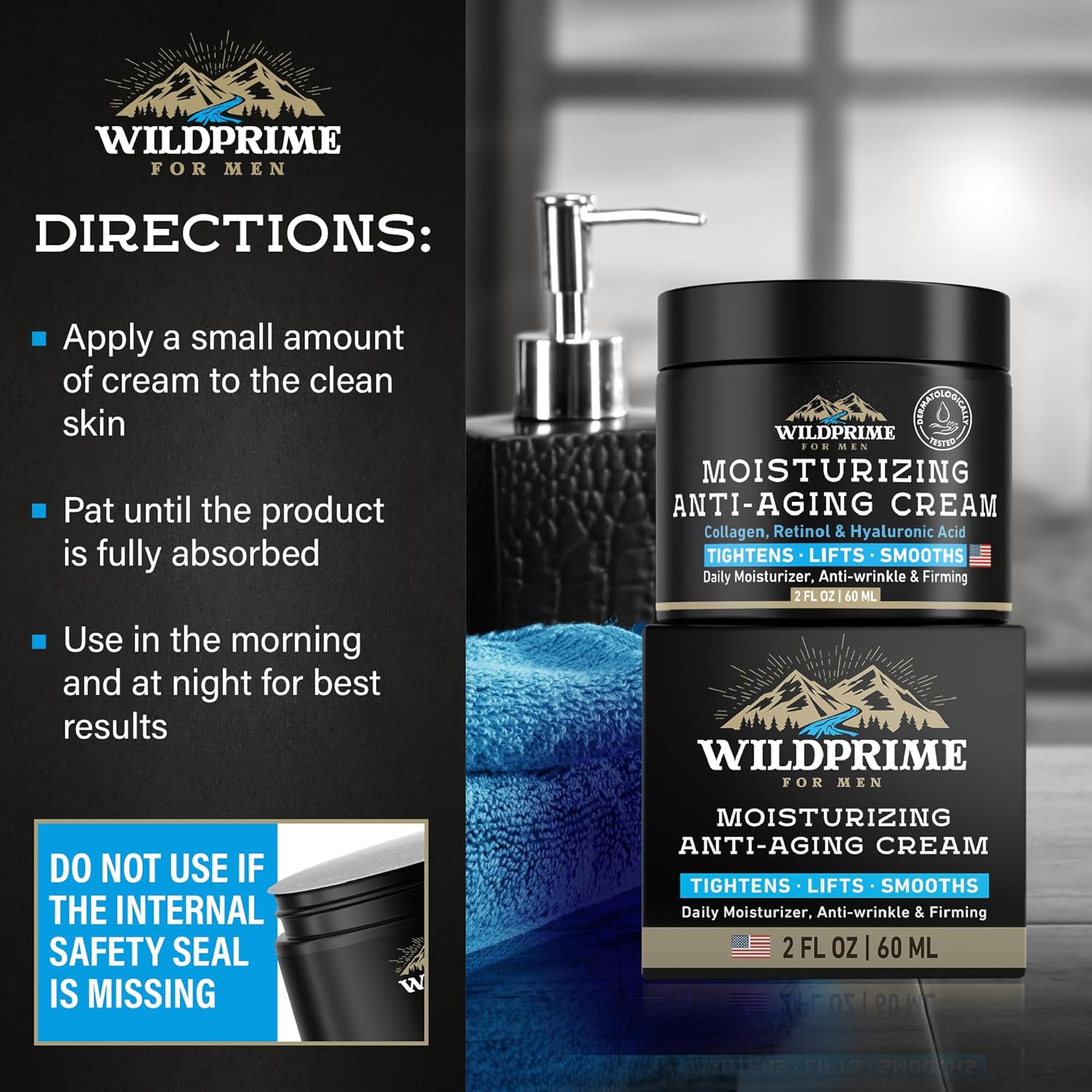Crema hidratante facial para hombre, antienvejecimiento y arrugas,...