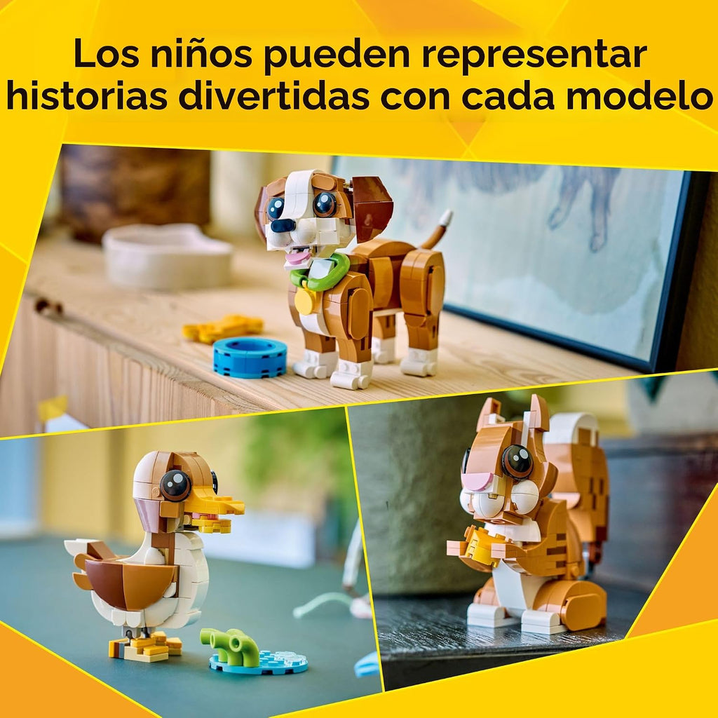 LEGO Creator 3 en 1 Animales Lindos: Juguete de Construcción de Per...