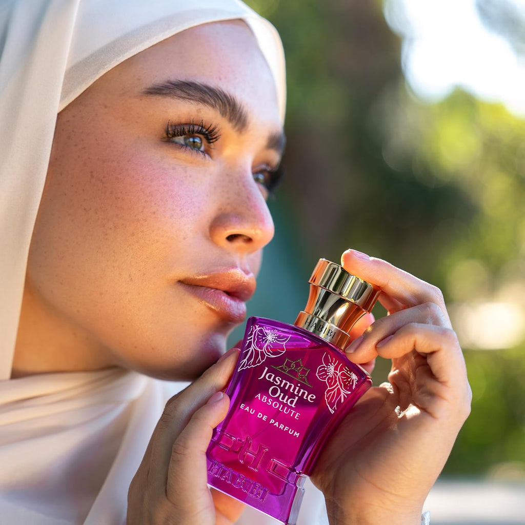 H HABIBI Jasmine Oud Absolute - Perfume árabe para mujer - 2.5 oz (...