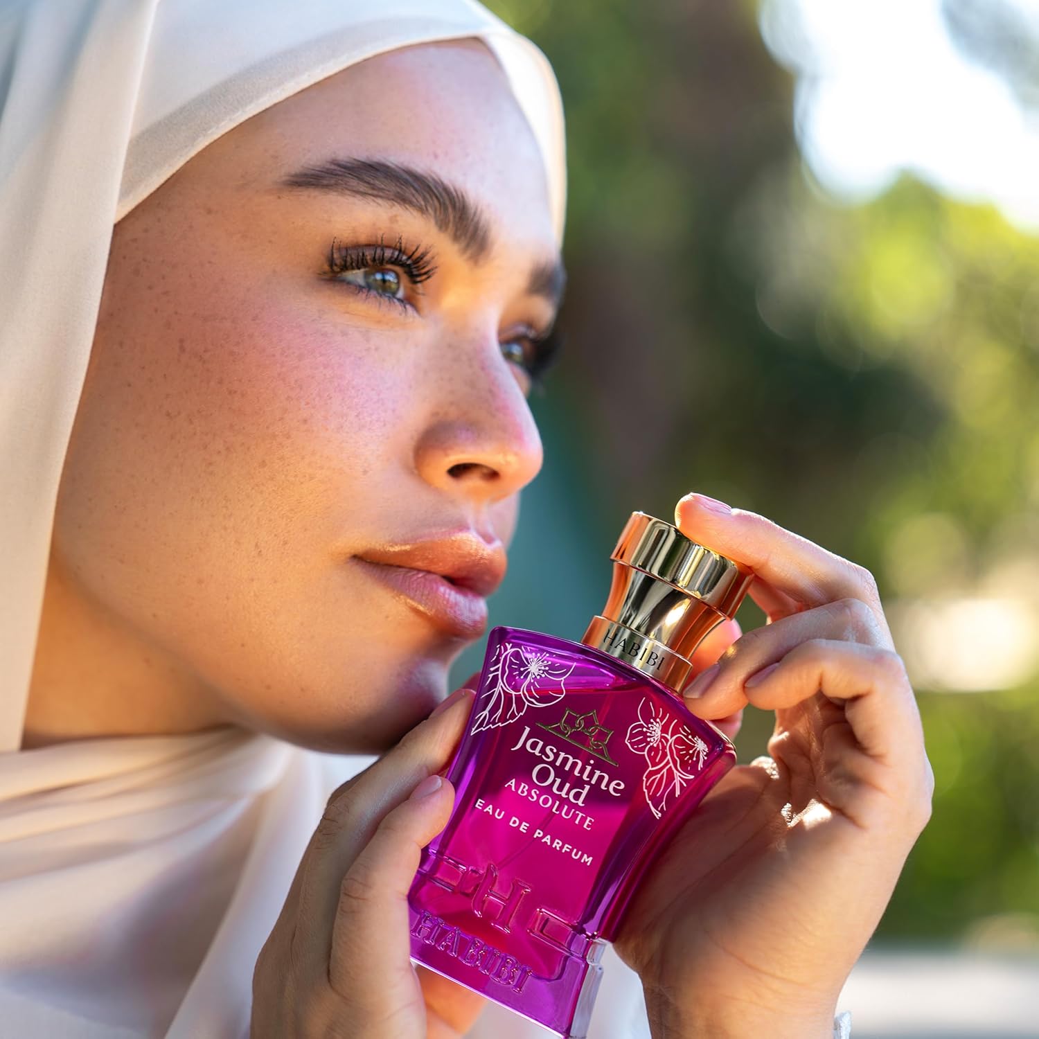 H HABIBI Jasmine Oud Absolute - Perfume árabe para mujer - 2.5 oz (...