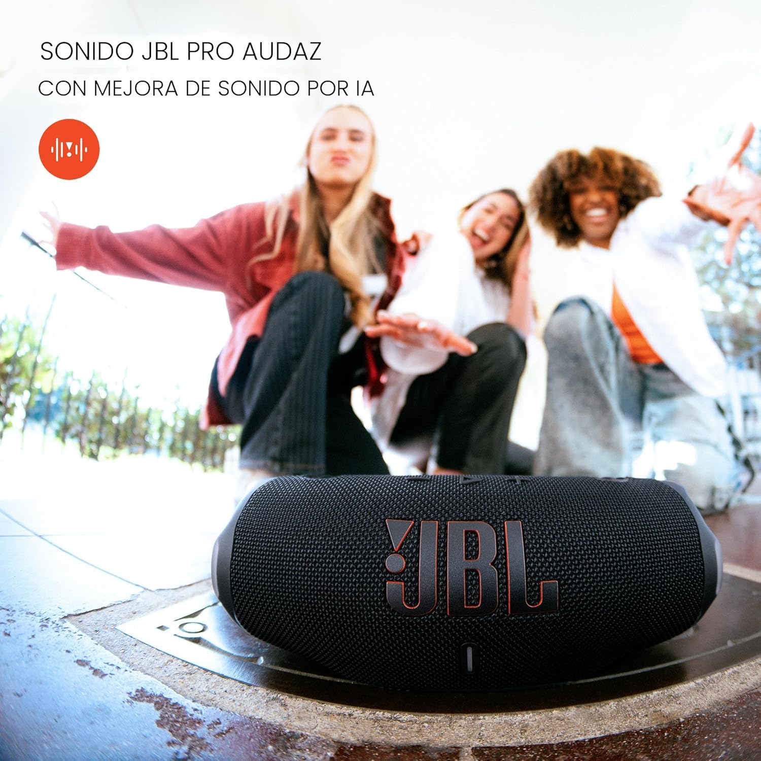JBL Charge 6 - Altavoz Bluetooth Portátil, Impermeable y a Prueba d...