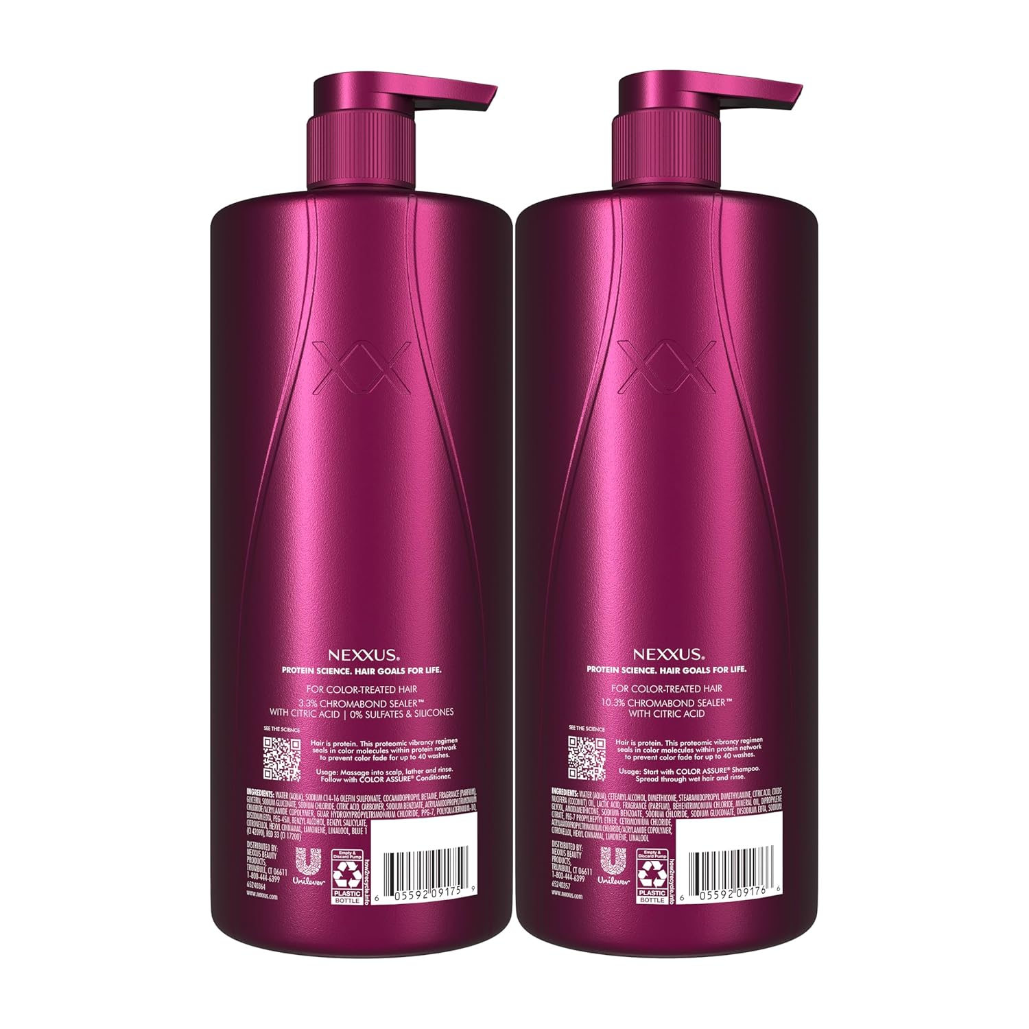 Nexxus Color Assure - Champú y acondicionador para cabello tratado...