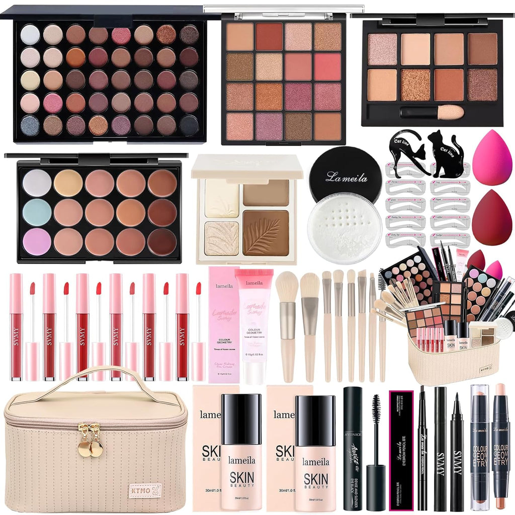 Kit completo de maquillaje todo en uno para mujeres, juegos de rega...