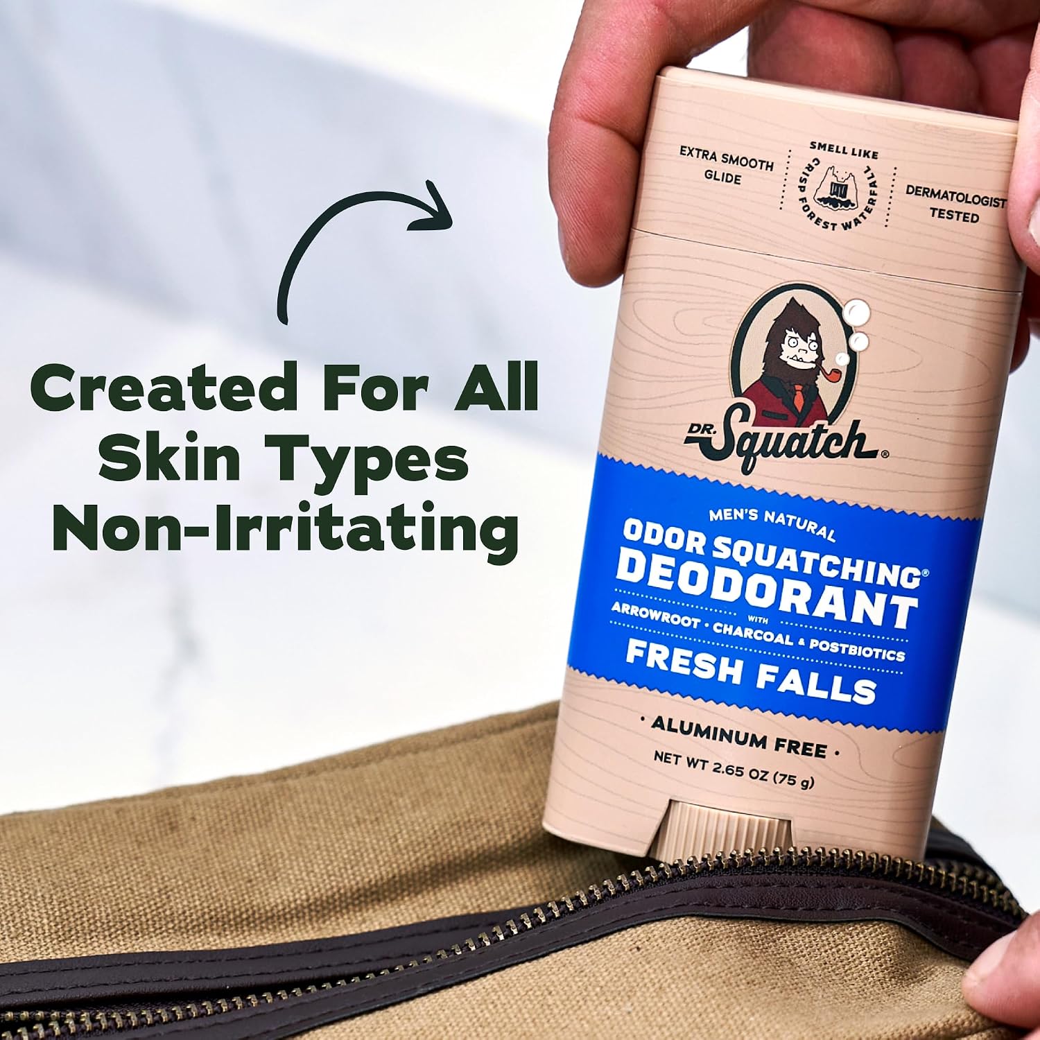 Dr. Squatch Desodorante natural para hombres, sin aluminio, Coconut...
