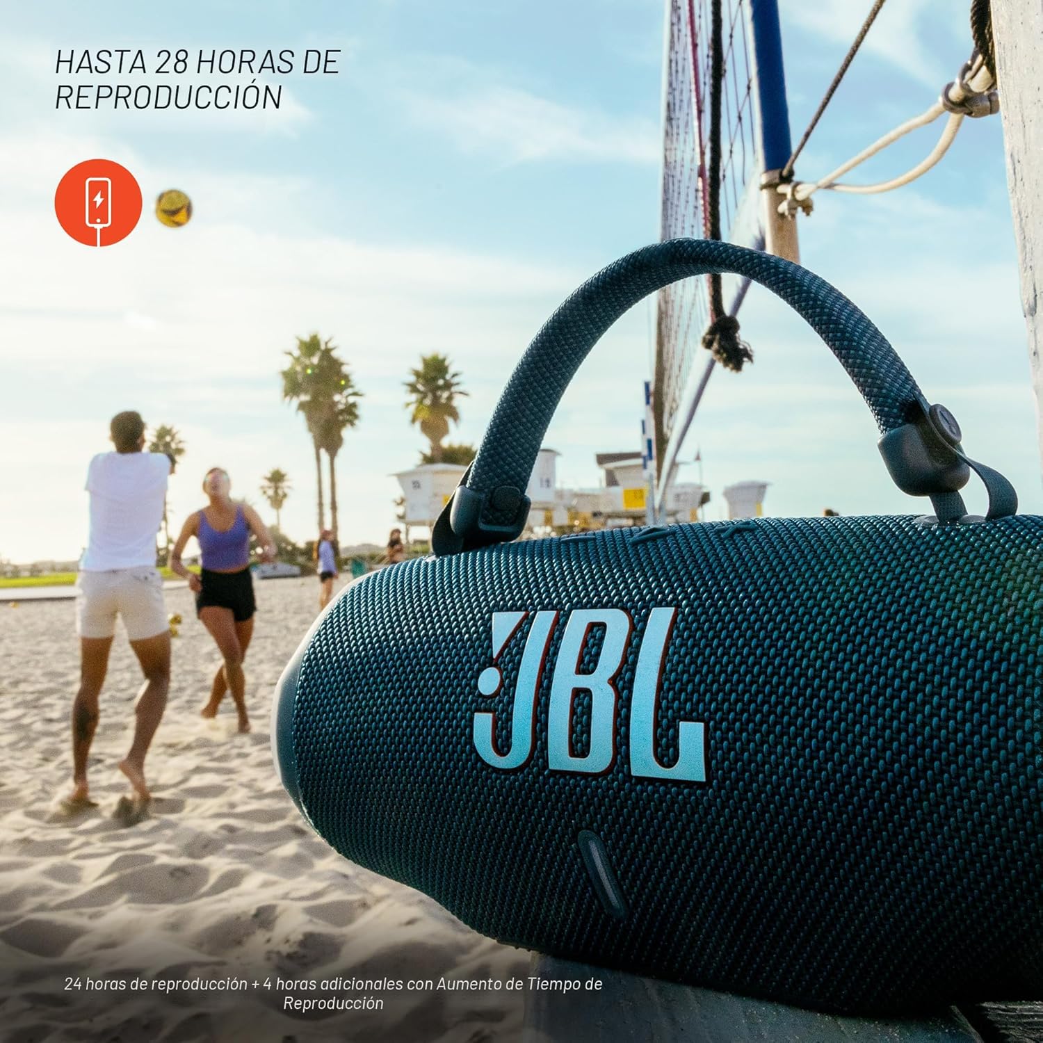JBL Charge 6 - Altavoz Bluetooth Portátil, Impermeable y a Prueba d...