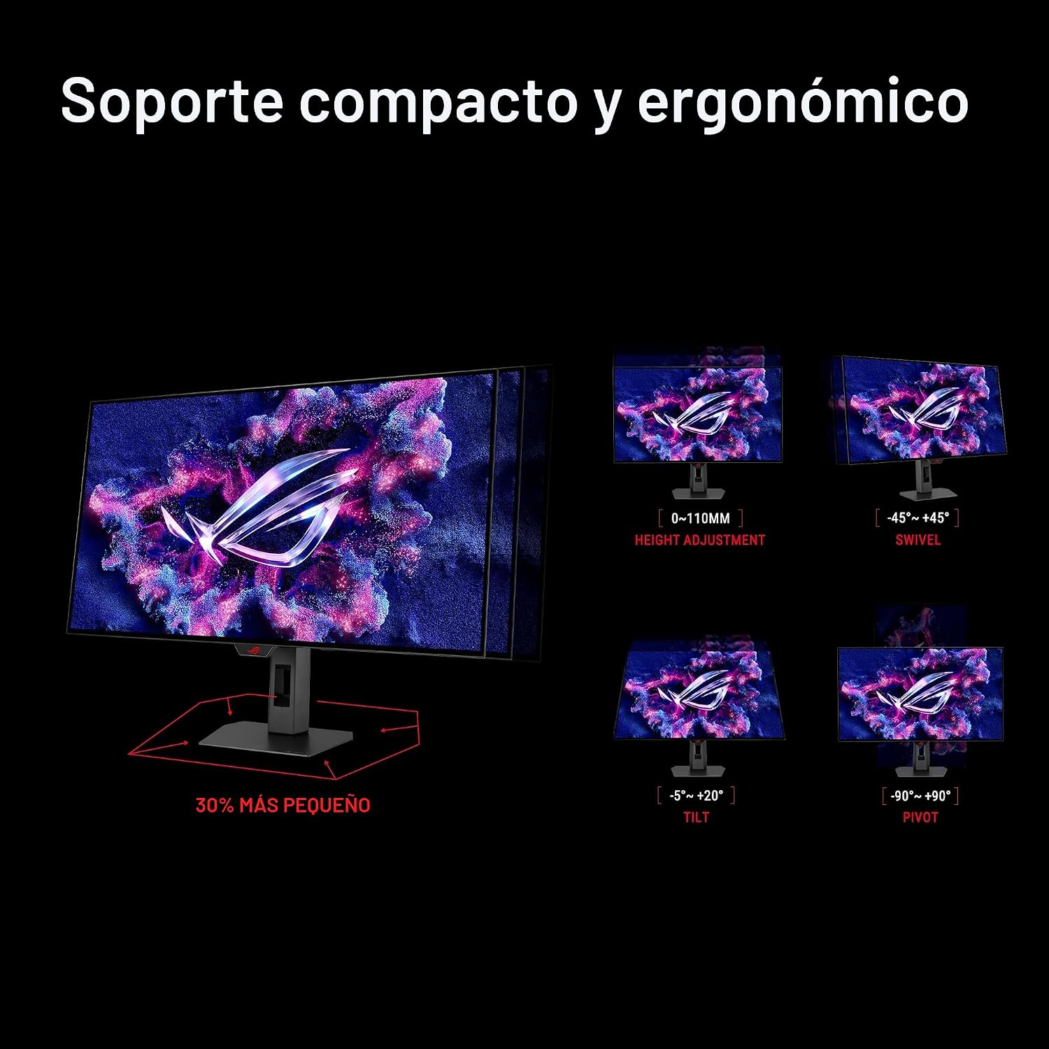 ASUS ROG Strix Monitor OLED para juegos de 27" (XG27AQDMGR) - 2...