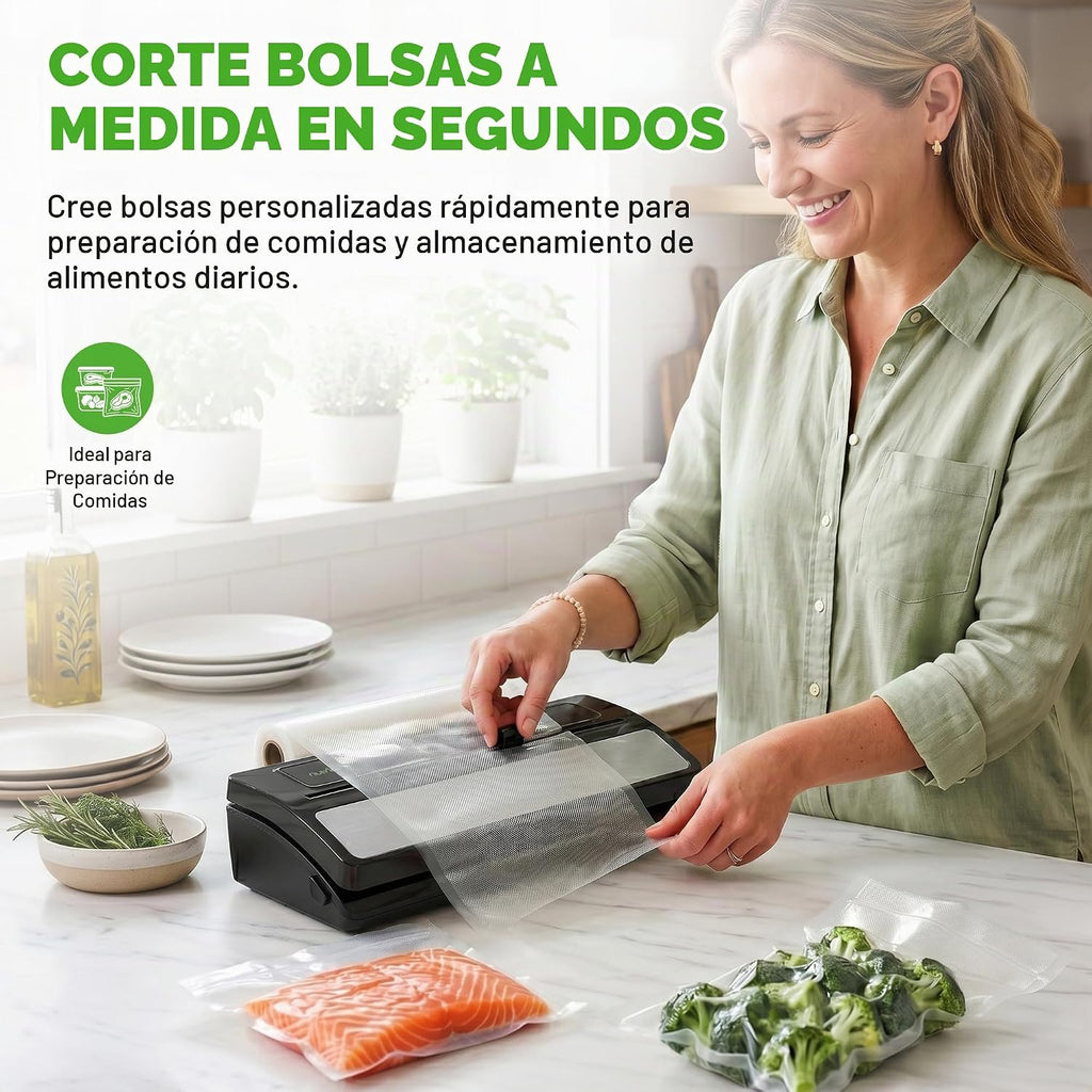 NutriChef Sellador al Vacío para Alimentos - Sistema Automático de...