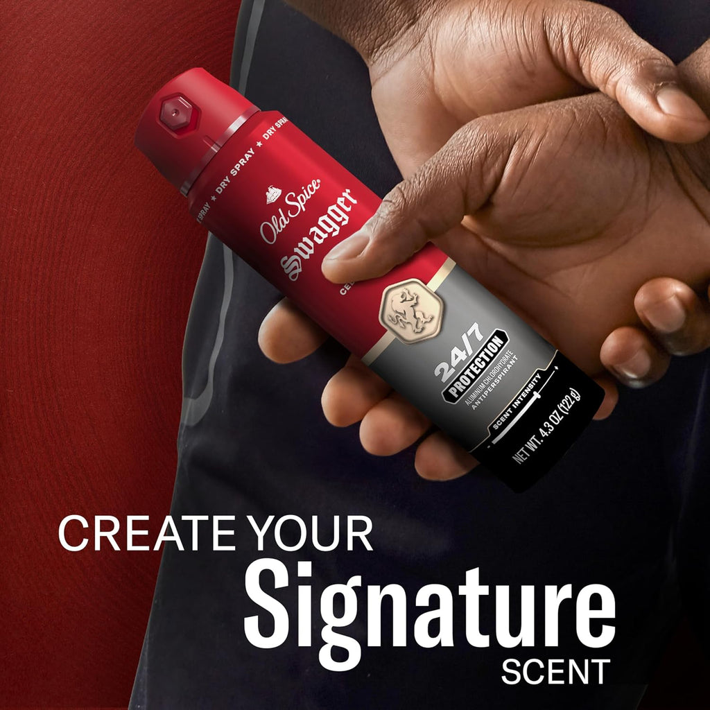 Desodorante antiperspirante en aerosol seco Old Spice para hombres,...