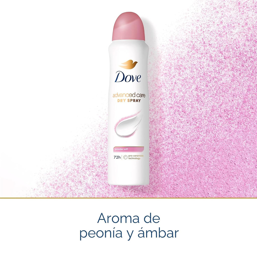 Dove Advanced Care desodorante antitranspirante en polvo suave 3 un...