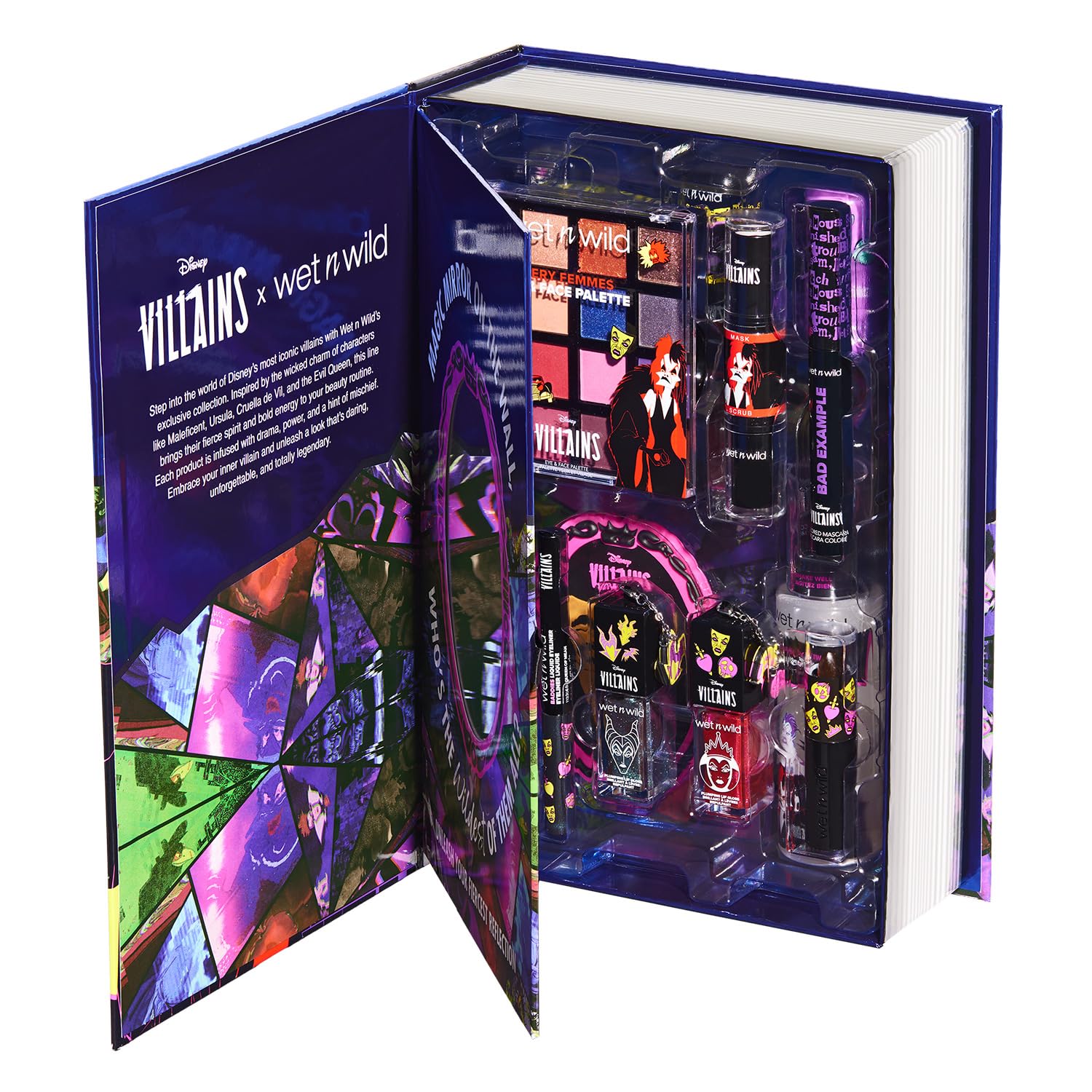 wet n wild Disney Villains PR Box, colección de maquillaje y acceso...