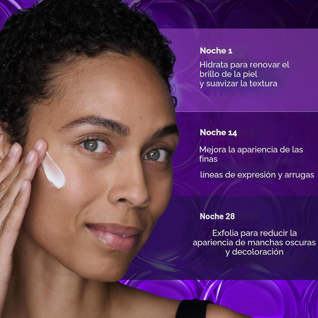 Olay Crema de noche de retinol para mujeres, hidratante facial anti...