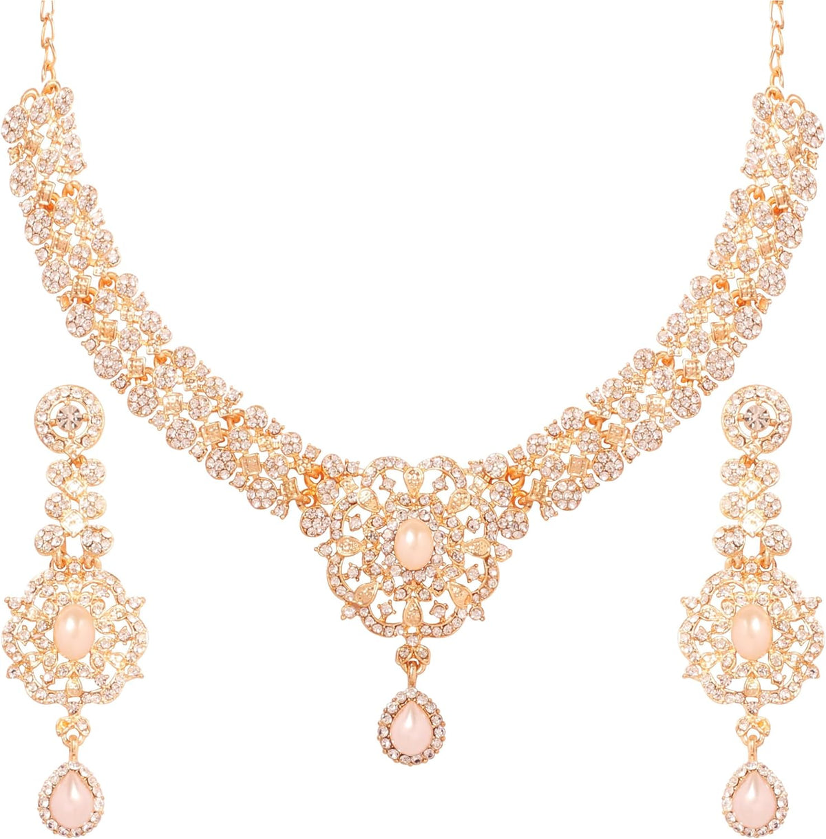 Conjuntos de joyas Touchstone para mujer, joyería india para boda,...