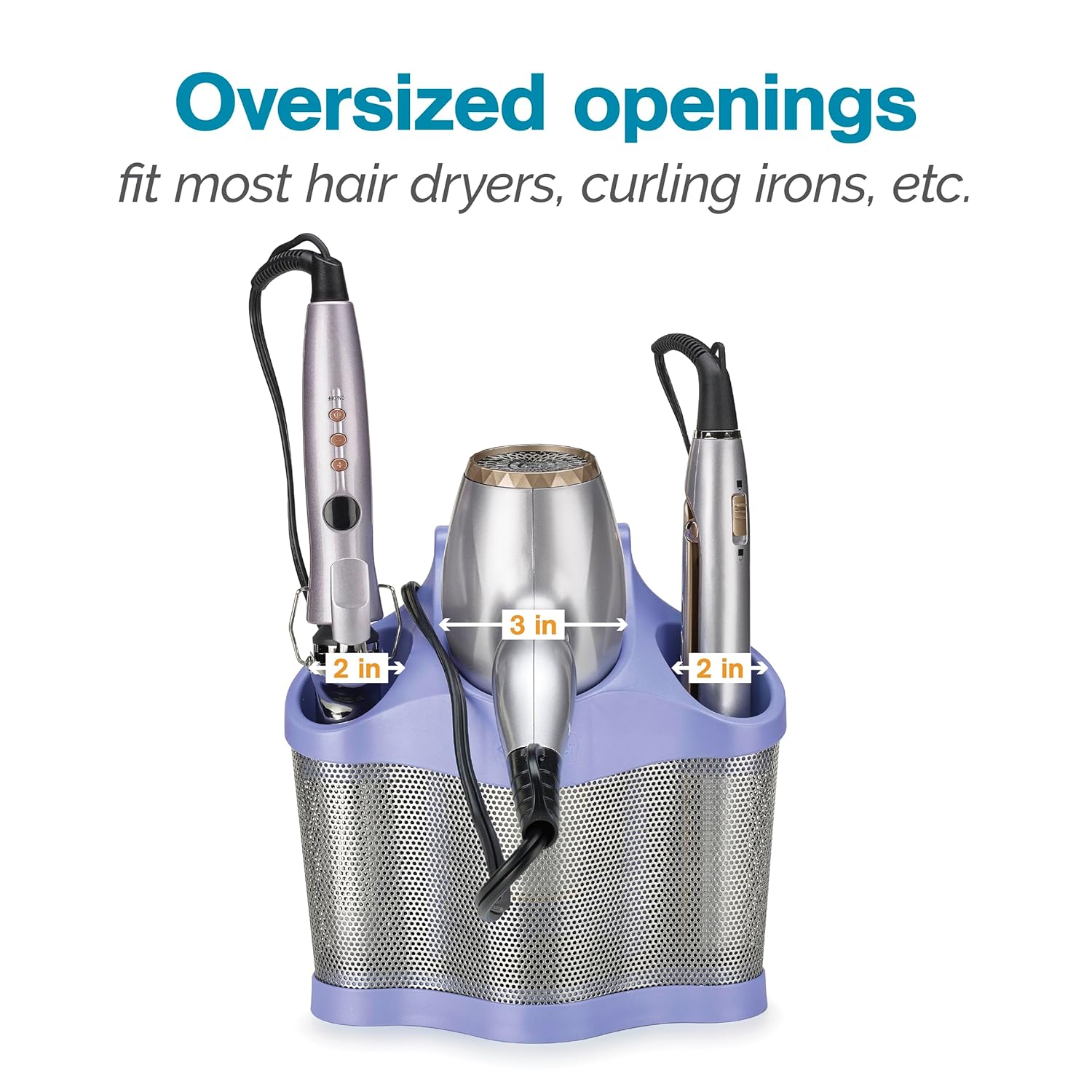 Polder Style Station, organizador de herramientas para el cabello p...