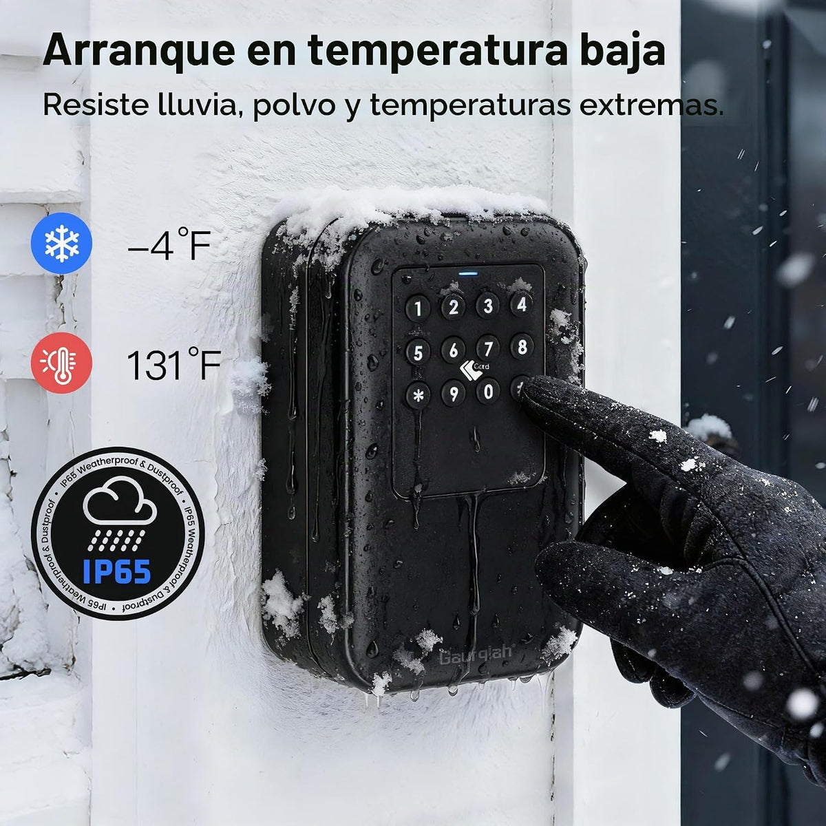 Caja de bloqueo de llave inteligente para exteriores - Bluetooth, a...