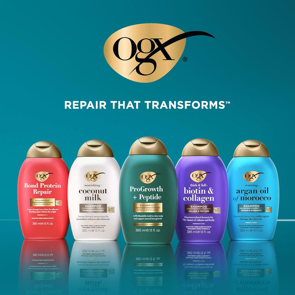 OGX Renewing + Argan Oil of Morocco - Juego de champú y acondiciona...