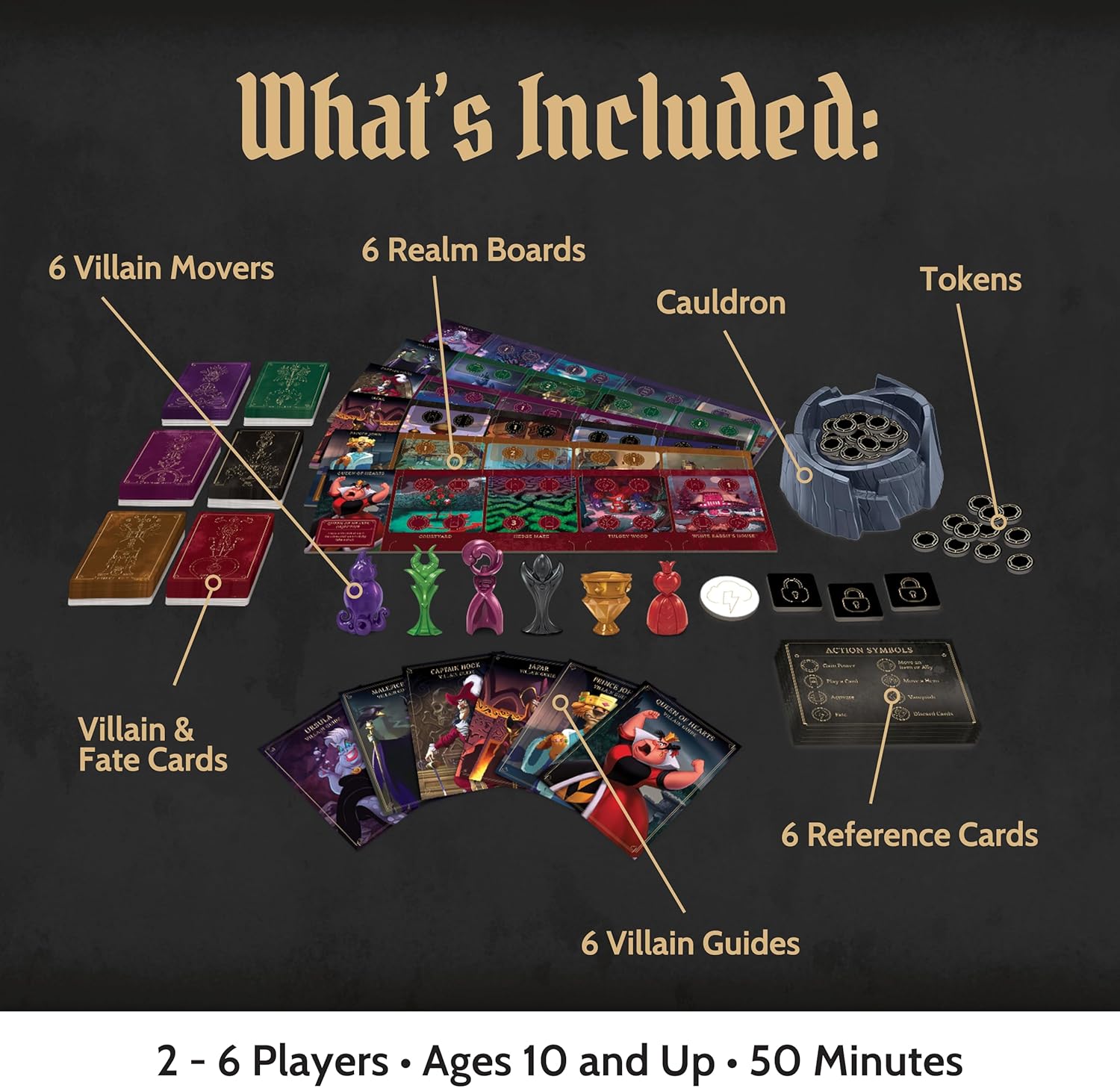 Ravensburger Disney Villainous Juego de mesa de estrategia para may...