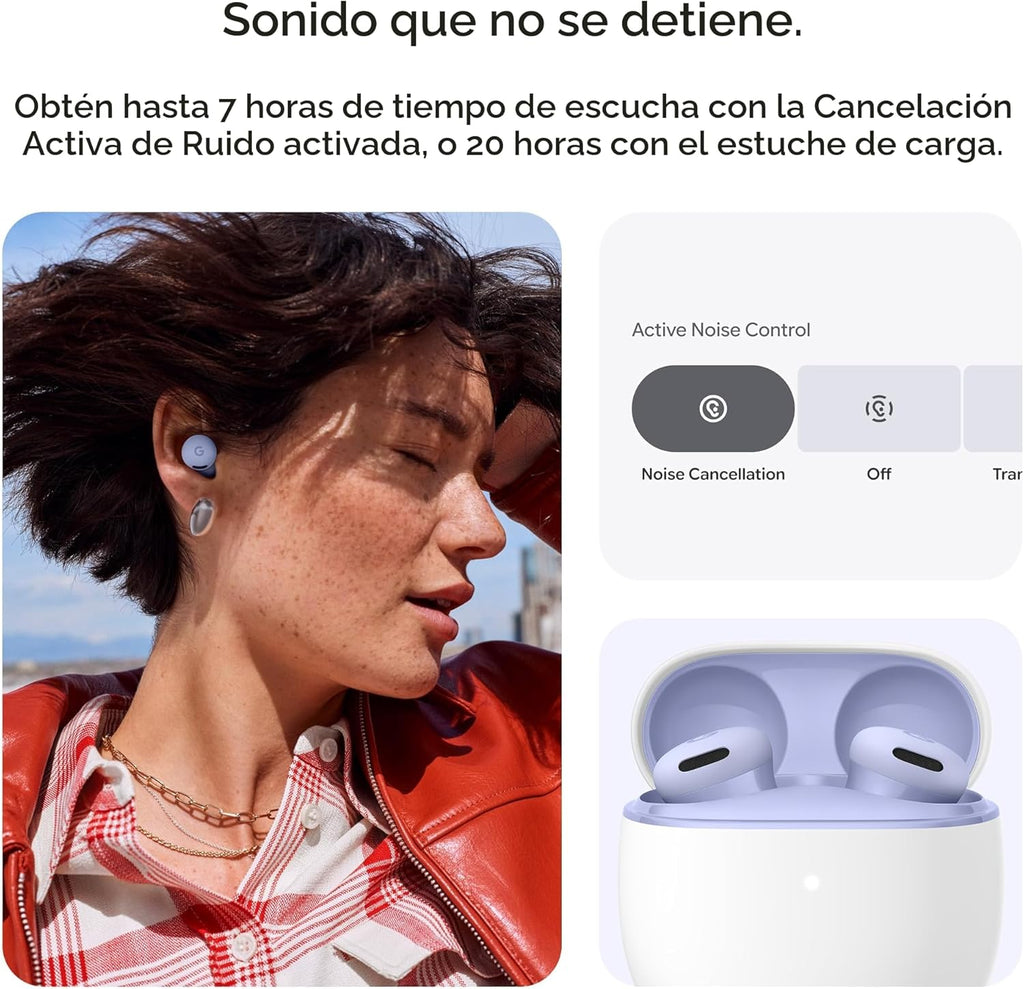Auriculares Google Pixel Buds 2a - Auriculares Bluetooth inalámbric...