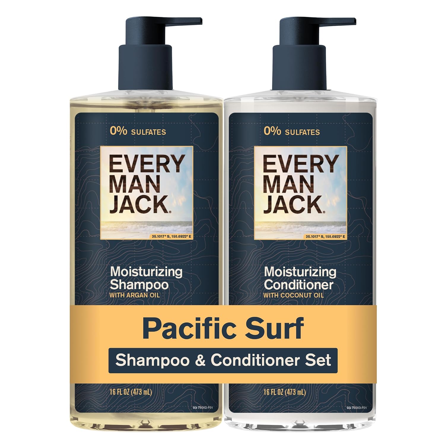 Every Man Jack Pacific Surf - Juego de champú y acondicionador para...
