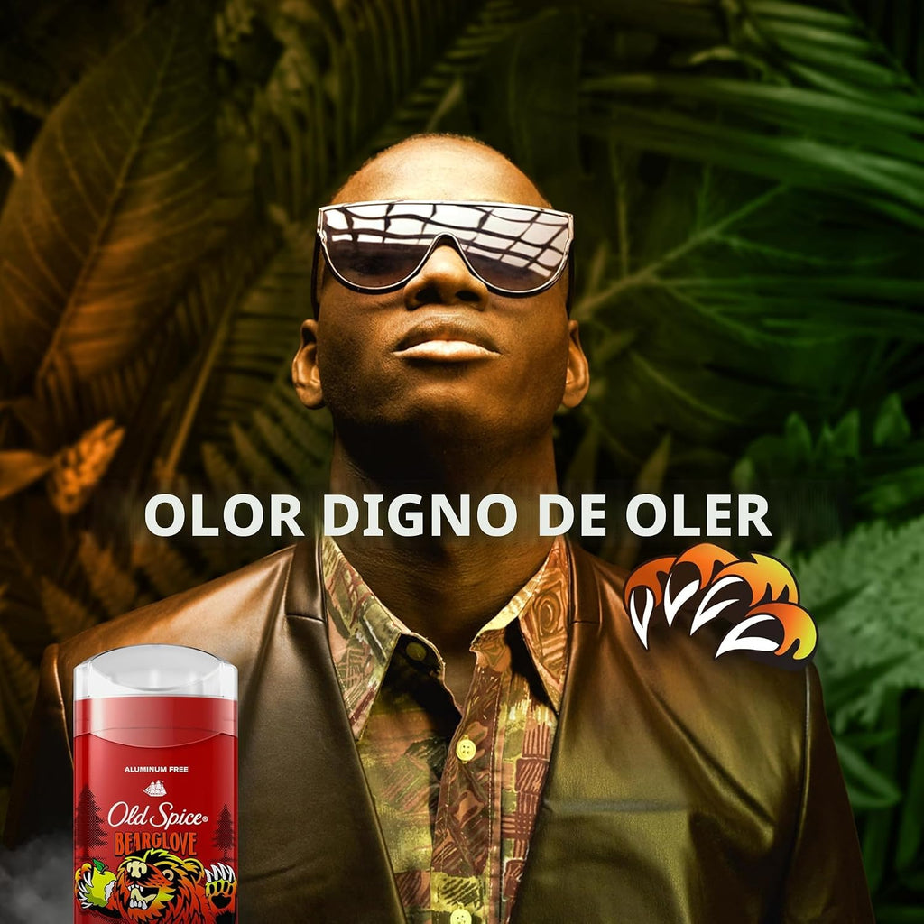 Old Spice Desodorante sin aluminio para hombres, protección contra...