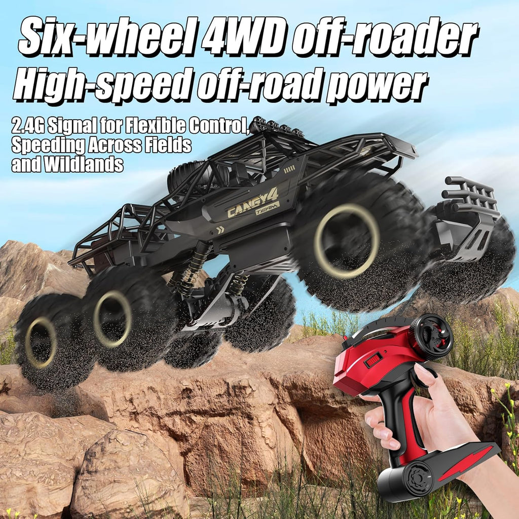 Jiakora Coches RC de Gran Tamaño, Camión RC Rock Crawler con 2 Bate...