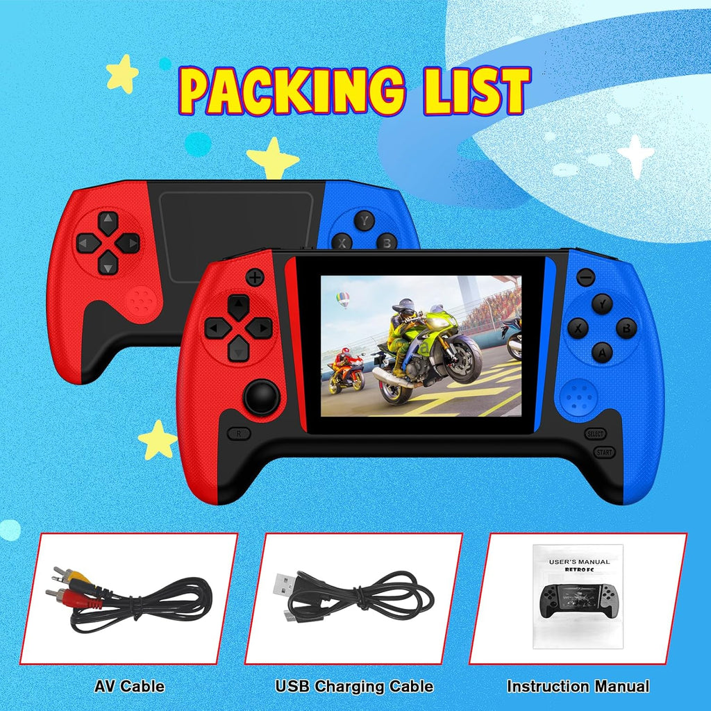 Consola de juegos portátil retro, 200 juegos clásicos retro integra...