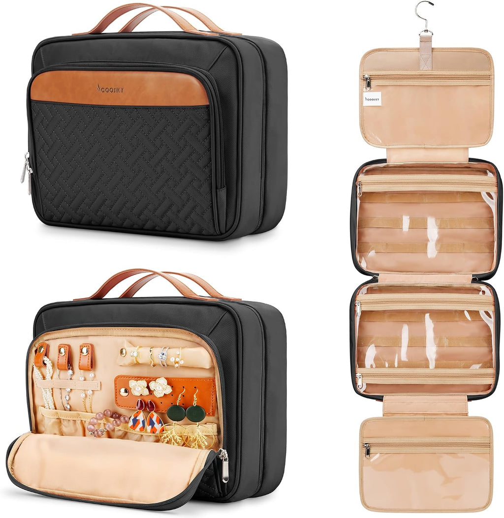 Neceser colgante de viaje para mujeres y hombres, con 6 fundas de b...