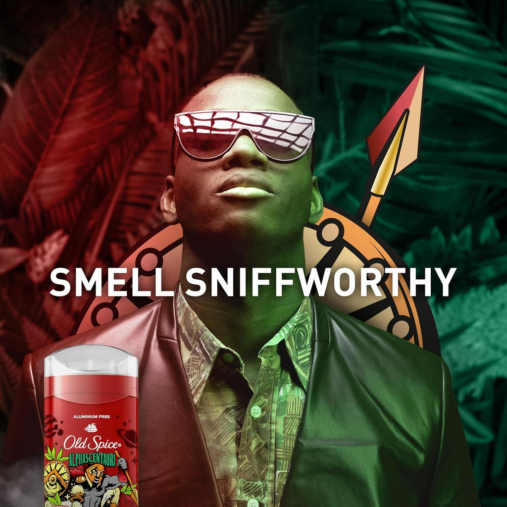 Old Spice Desodorante sin aluminio para hombres, protección contra...