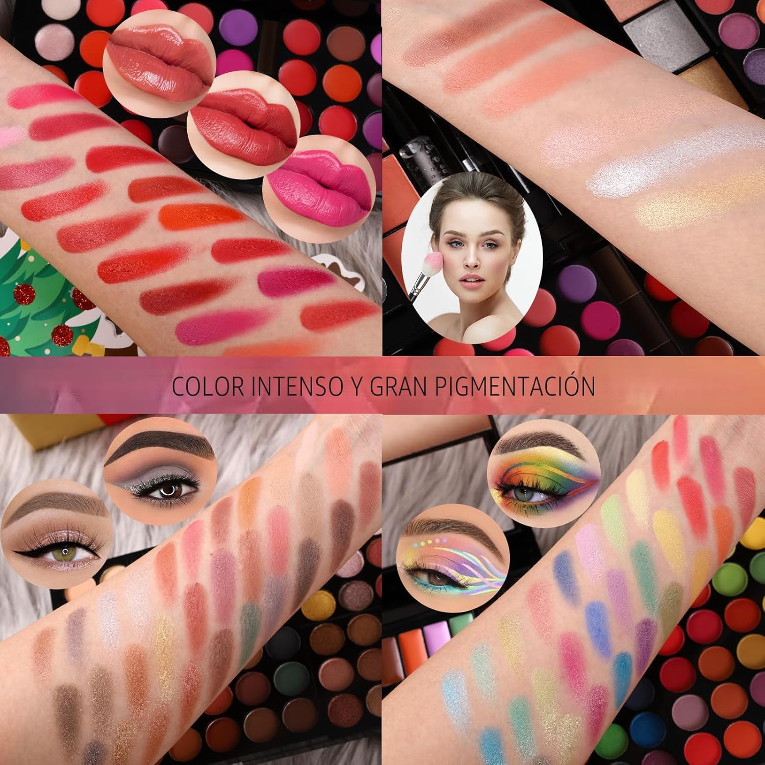 Kit de maquillaje profesional todo en uno para mujeres, kit complet...